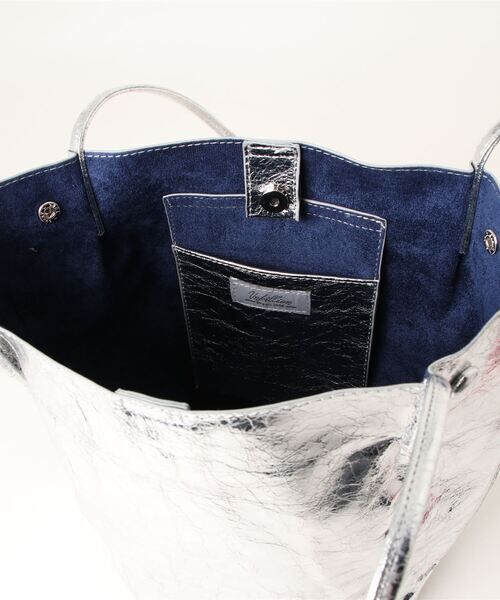 blue_blue_blue　ラドロー　メタリックトートバッグ blue_blue_blue様専用 ラドロー メタリックトートバッグ - メルカリ