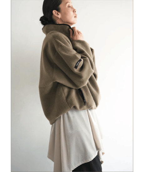 SHAGGY HALF ZIP JK Y254-41126-4 / YENN