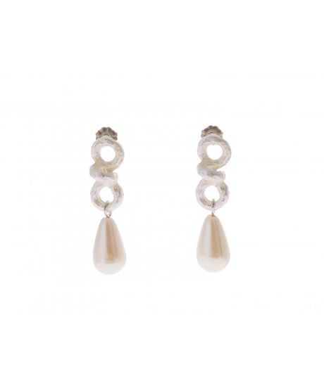 Knot hoop pearl pierce 26A3-46P / Sea'dsMara
