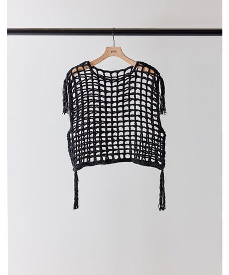 CROCHET MESH TOPS　Y262-91059　 / YENN