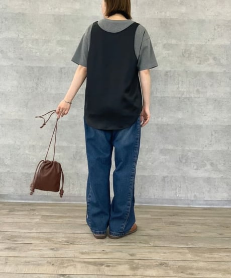 2Wayサテンタンクトップ / Anna Kerry
