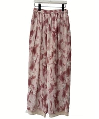 ワッシャーサテンプリントパンツ 3755-253MK / CHIGNON