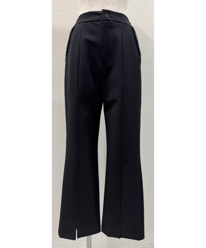 CYAN TOKYO シアントーキョー スーパーストレッチフレアパンツ
