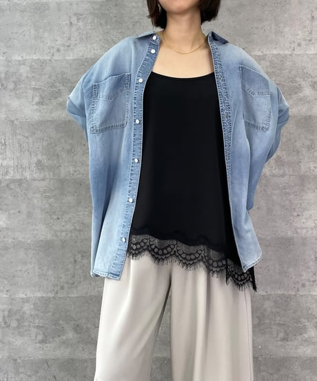 【即納!!】 レースヘムアシメキャミソール 85261716 /ANNAKERRY