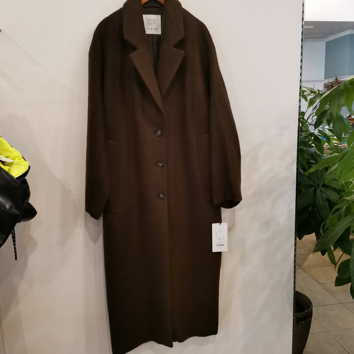 シャギーロングコート 550-84001 / CLOCHE | CALENDRIER onli