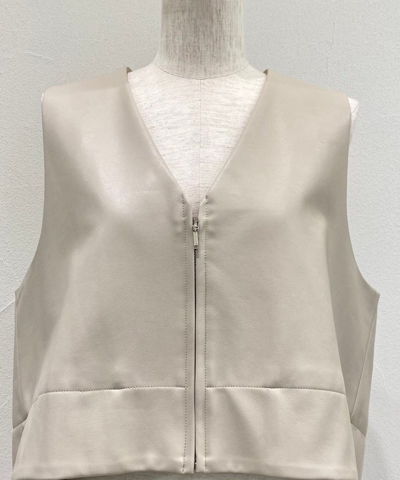 DRESS CAMP ウール×レザー ベスト[レア商品] 【公式通販】