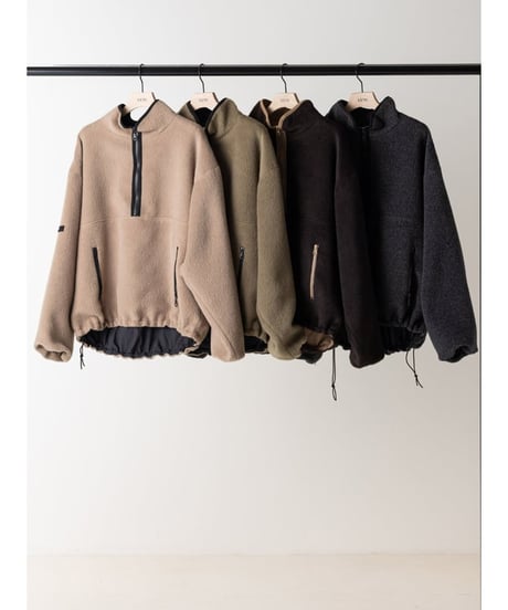 SHAGGY HALF ZIP JK Y254-41126-4 / YENN