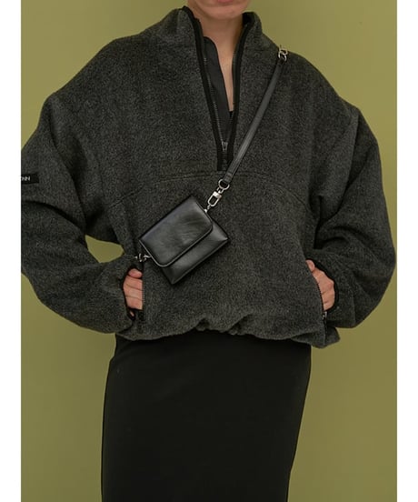 SHAGGY HALF ZIP JK Y254-41126-4 / YENN