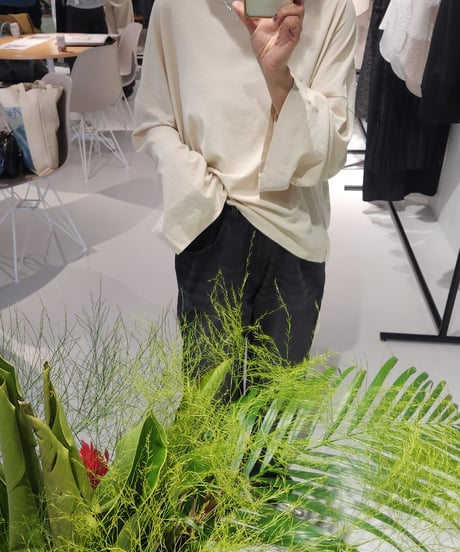 【YENN】WIDE SLEEVE LONG TEE