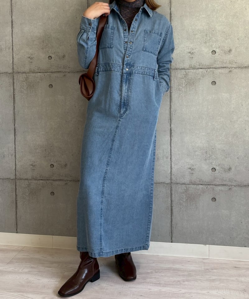 テンセルデニムワンピース R752733 /ROSIEE | CALENDRIER onlin