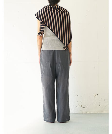 STRIPED JERSEY SCARF　Y262-01048　 / YENN