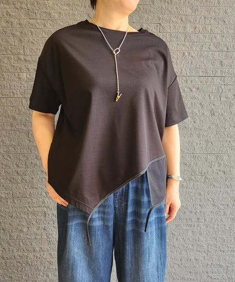 メッシュ切り替えトップス 80268333/Didnitecollier