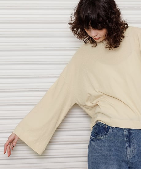【YENN】WIDE SLEEVE LONG TEE