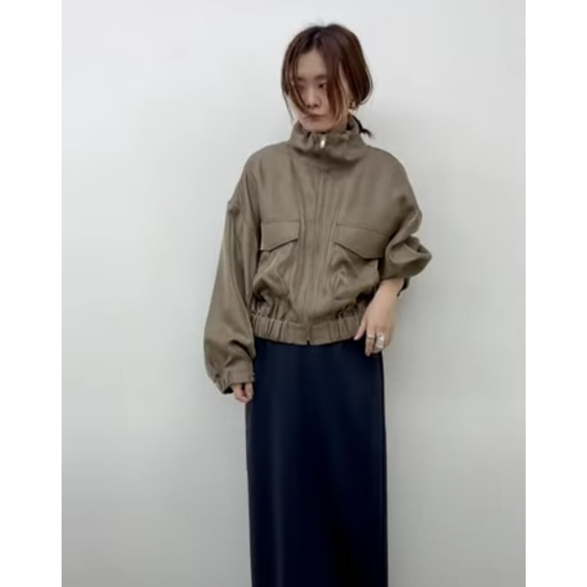 cygne サテンブルゾン シーニュサテンブルゾン（Cygne(シーニュ) 公式サイト）
