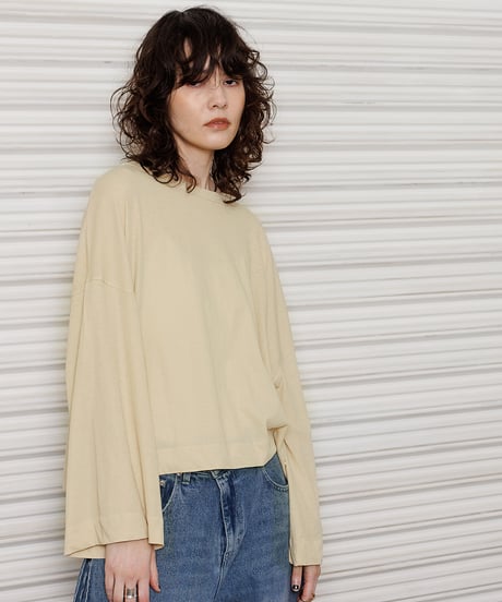 【YENN】WIDE SLEEVE LONG TEE