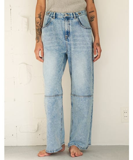 TUCK BELT DENIM PT　Y262-31064　 / YENN