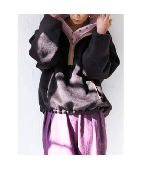 SHAGGY HALF ZIP JK Y254-41126-4 / YENN