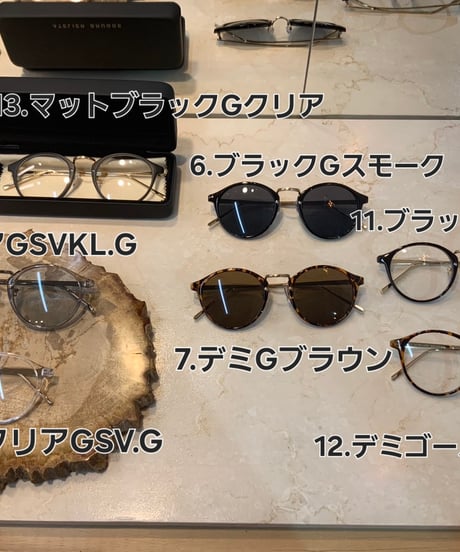 合金ブリッジサングラス / atelierbrugge