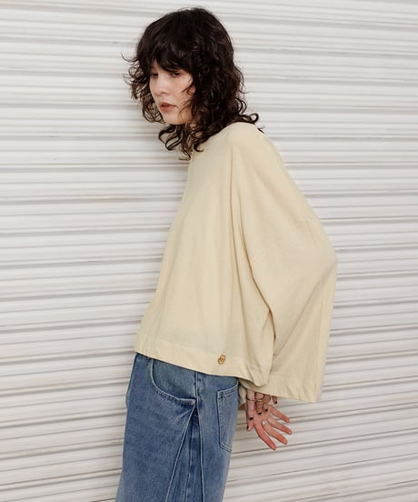 【YENN】WIDE SLEEVE LONG TEE