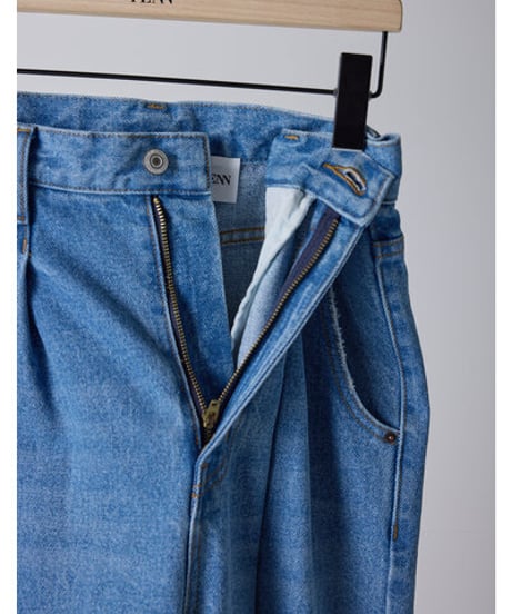LASER CUT WIDE DENIM Y261-31001 / YENN