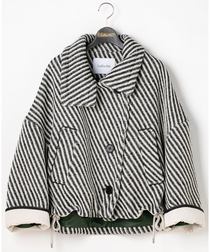 ウールツイードショートコート / LalliaMu | CALENDRIER online s