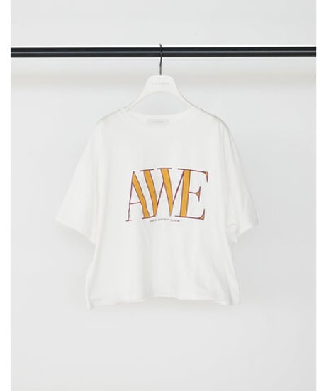 "AWE"ﾌﾟﾘﾝﾄｸﾛｯﾌﾟﾄﾞTee　8462-403KK　 / CHIGNON