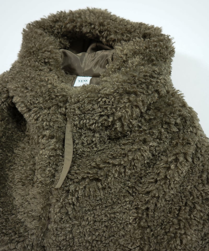 本日までyennカールファーケープCURL FUR CAPE オリーブ 本日までyennカールファーケープCURL FUR CAPE オリーブ 本日