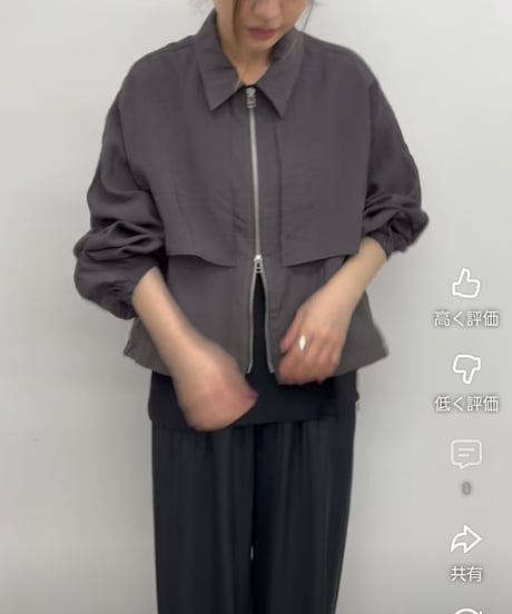 シアーコンパクト丈 ジャケット 652-85566 / CLOCHE