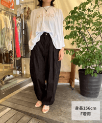 花柄カーゴパンツ　8623505  / LE MELANGE