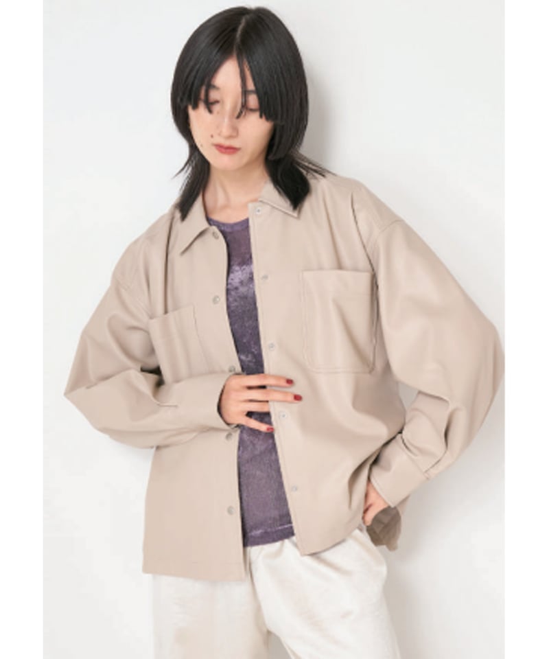 新品未使用【CHIGNON/シニヨン】フェイクレザージャケット 新品未使用【CHIGNON/シニヨン】フェイクレザージャケット