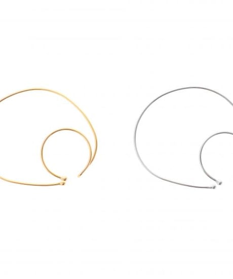 Thin 2way earcuff ring Large
