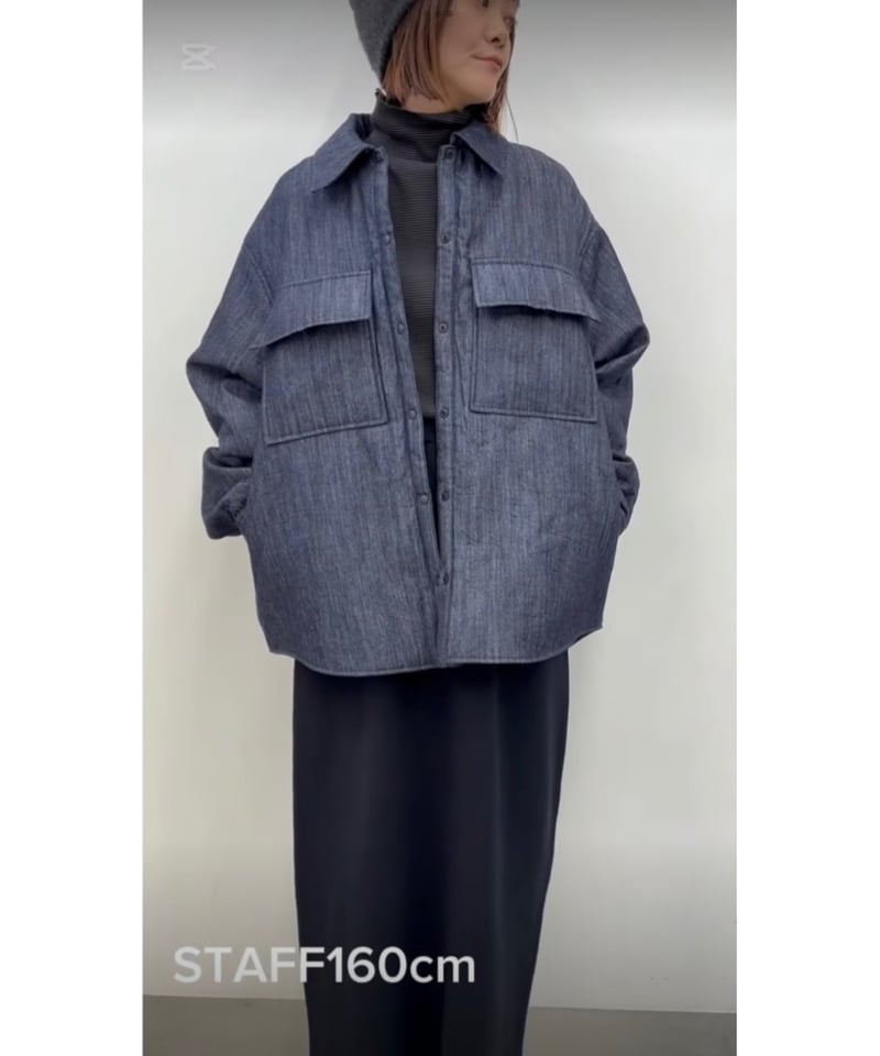 中綿デニムジャケット 552-84530 / CLOCHE | CALENDRIER onl