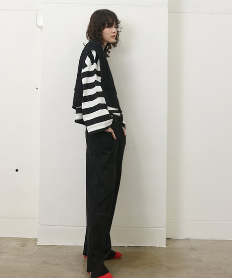 【YENN 】STP WIDE SLEEVE LONG TEE
