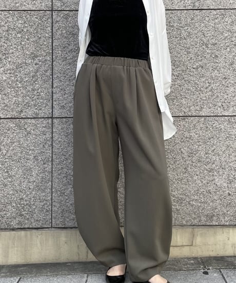 パンツ seriCheckjacquardTuckTrousers SEERSUCKER EASY TUCK PANTS | junhashimoto（ジュンハシモト