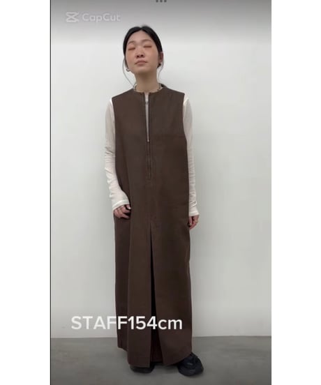 デニムセンタータックジャンスカ 552-85707 / CLOCHE