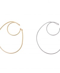 Thin 2way earcuff ring Large