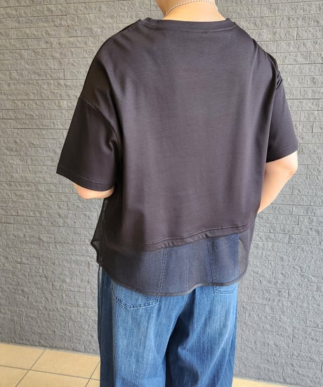メッシュ切り替えトップス 80268333/Didnitecollier