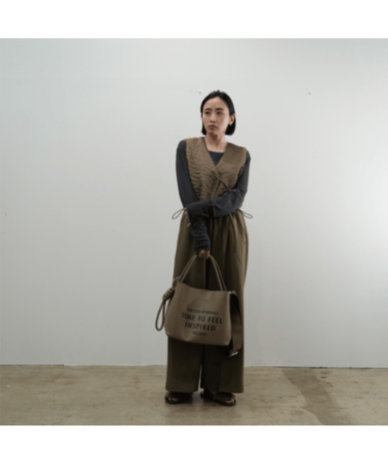 ウエストドロストスラックスパンツ R25397 / RILATO | CALENDRIER o