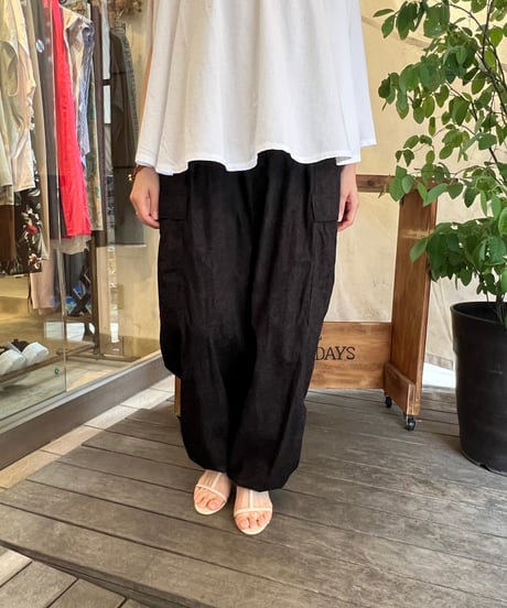 花柄カーゴパンツ　8623505  / LE MELANGE
