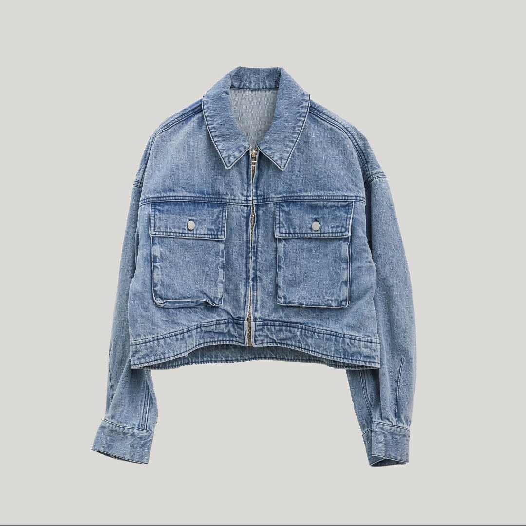 デニムダブルジップブルゾン/ hwyl | CALENDRIER online store デニムダブルジップブルゾン/ hwyl | CALENDRIER online store