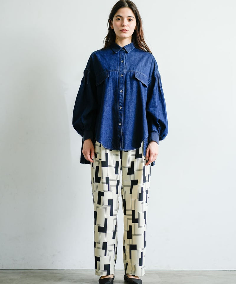 ブロックプリントパンツ / Lalliamu | CALENDRIER online store
