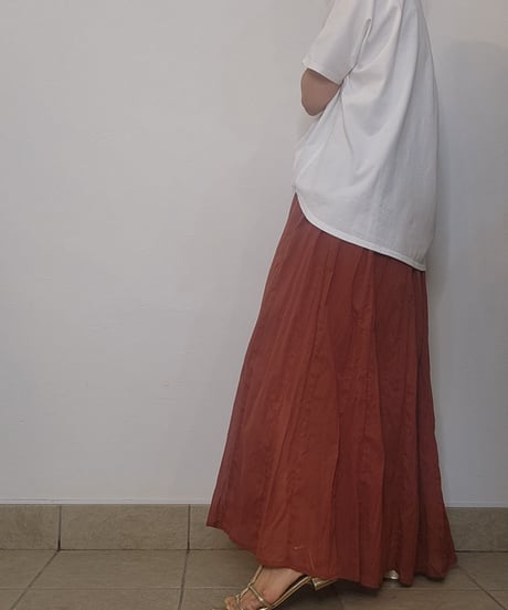 VIBRANT GODET GATHER SKIRT 85262501 / Anna Kerry