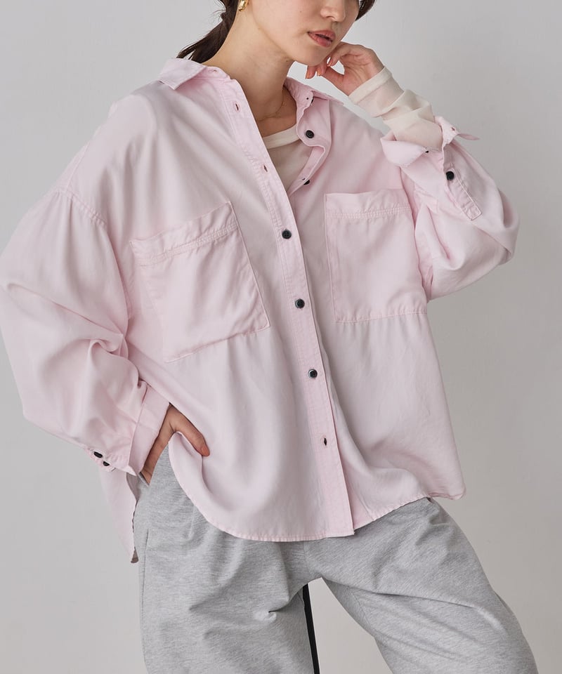 スタンダードテンセルオーバーシャツ WLN5228 / hunch | CALENDRIER