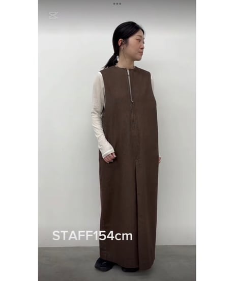 デニムセンタータックジャンスカ 552-85707 / CLOCHE