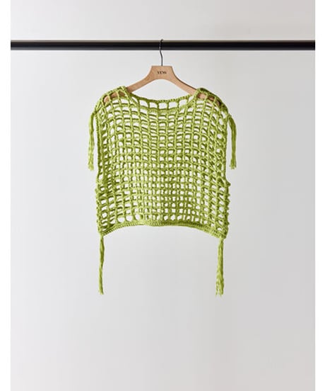 CROCHET MESH TOPS　Y262-91059　 / YENN