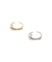 Square pearl ring 26A2-34  / Sea'dsMara