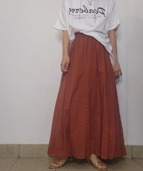 VIBRANT GODET GATHER SKIRT 85262501 / Anna Kerry