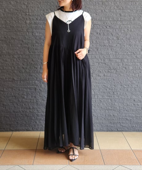 コットンボイルキャミワンピース85697/1CLOCHE