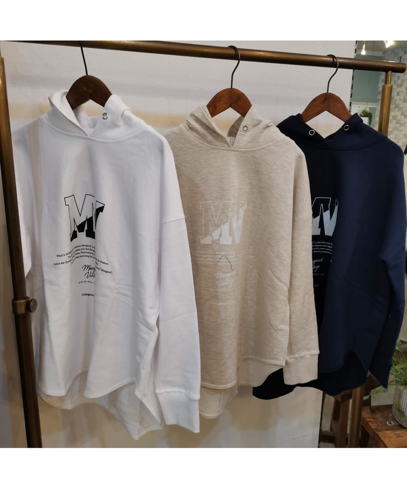 inn様へ♥ ロゴ裏毛フーディー26004/MARGAUVINTAGE | CALENDRIER onlin