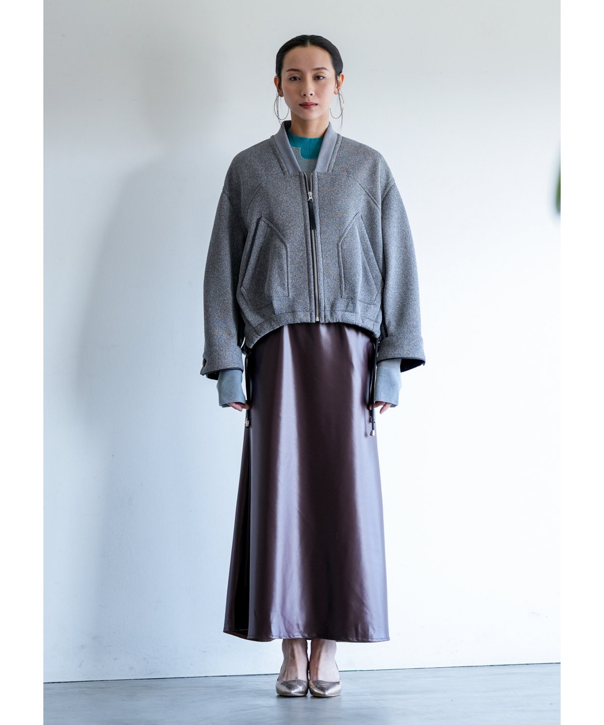 シアーニットダンボールブルゾン 2513208 / LalliaMu | CALENDRIER